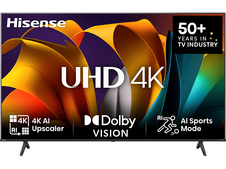 HISENSE 65A6N 65‑Zoll Ultra HD 4K Smart LED TV