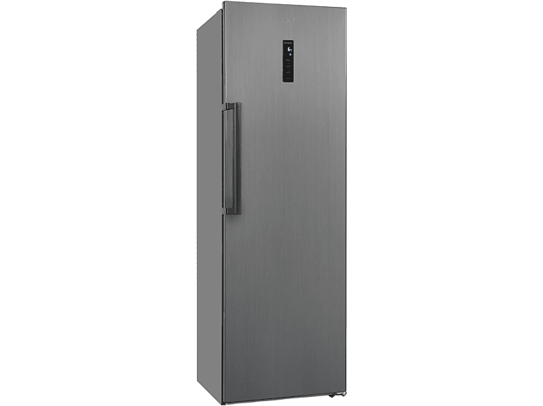 Exquisit KS360-V-HE-040E Inoxlook Kühlschrank 359L NoFrost Edelstahloptik