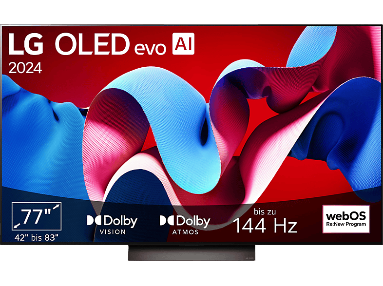 LG OLED77C43LA 77‑Zoll 4K OLED Smart TV Flat Model