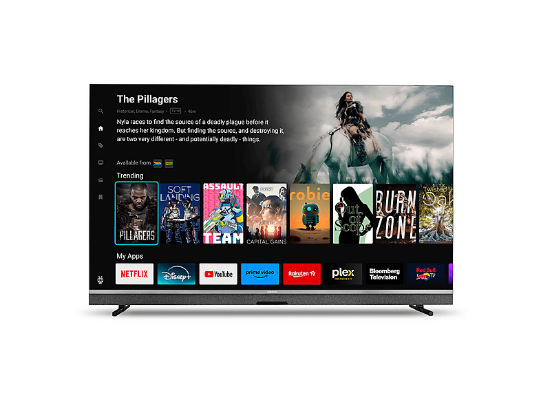 MEDION 55 Zoll MiniLED Smart TV – Ultra HD, HDR, Google/Alexa Sprachsteuerung