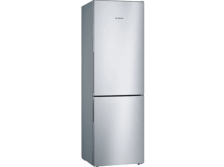BOSCH KGV36VLEAS Freistehender Kombi‑Kühlschrank 186 cm Grau Energieeffizienz E
