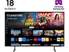 Samsung DU7105 43 Zoll 4K UHD Smart TV Flachbildfernseher – Lebendige Farben, Smarte Unterhaltung