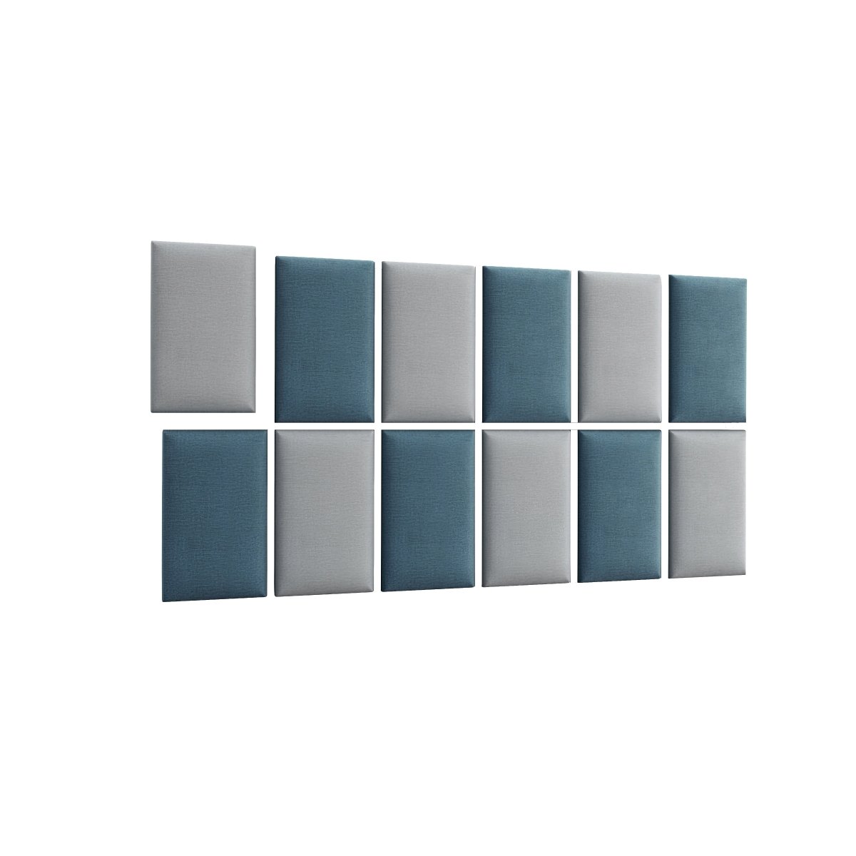 Luxuriöses Gepolstertes Samt Wandpaneel-Set 180x100 cm für moderne Raumgestaltung