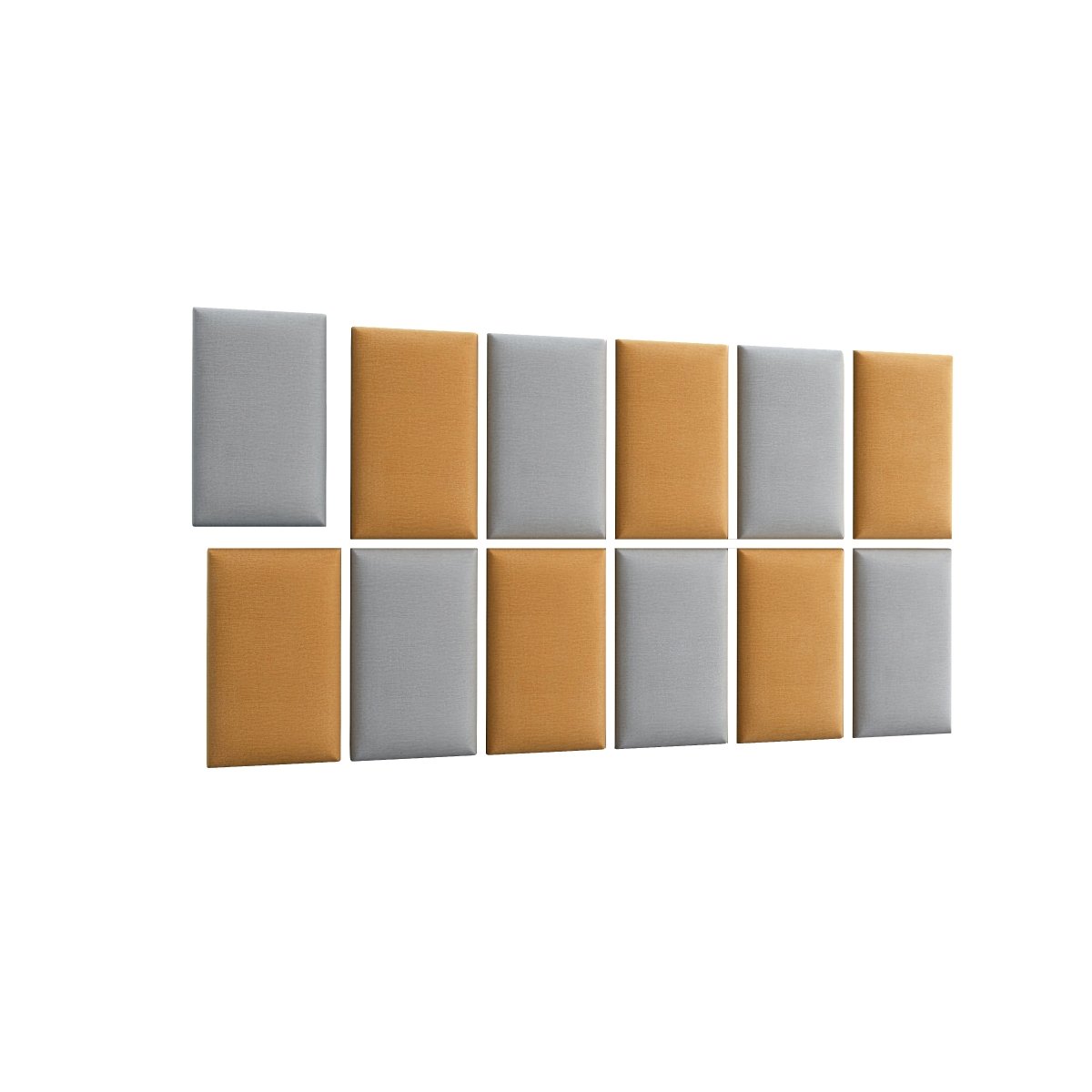 Luxuriöses Gepolstertes Samt Wandpaneel-Set 180x100 cm für moderne Raumgestaltung