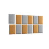 Luxuriöses Gepolstertes Samt Wandpaneel-Set 180x100 cm für moderne Raumgestaltung