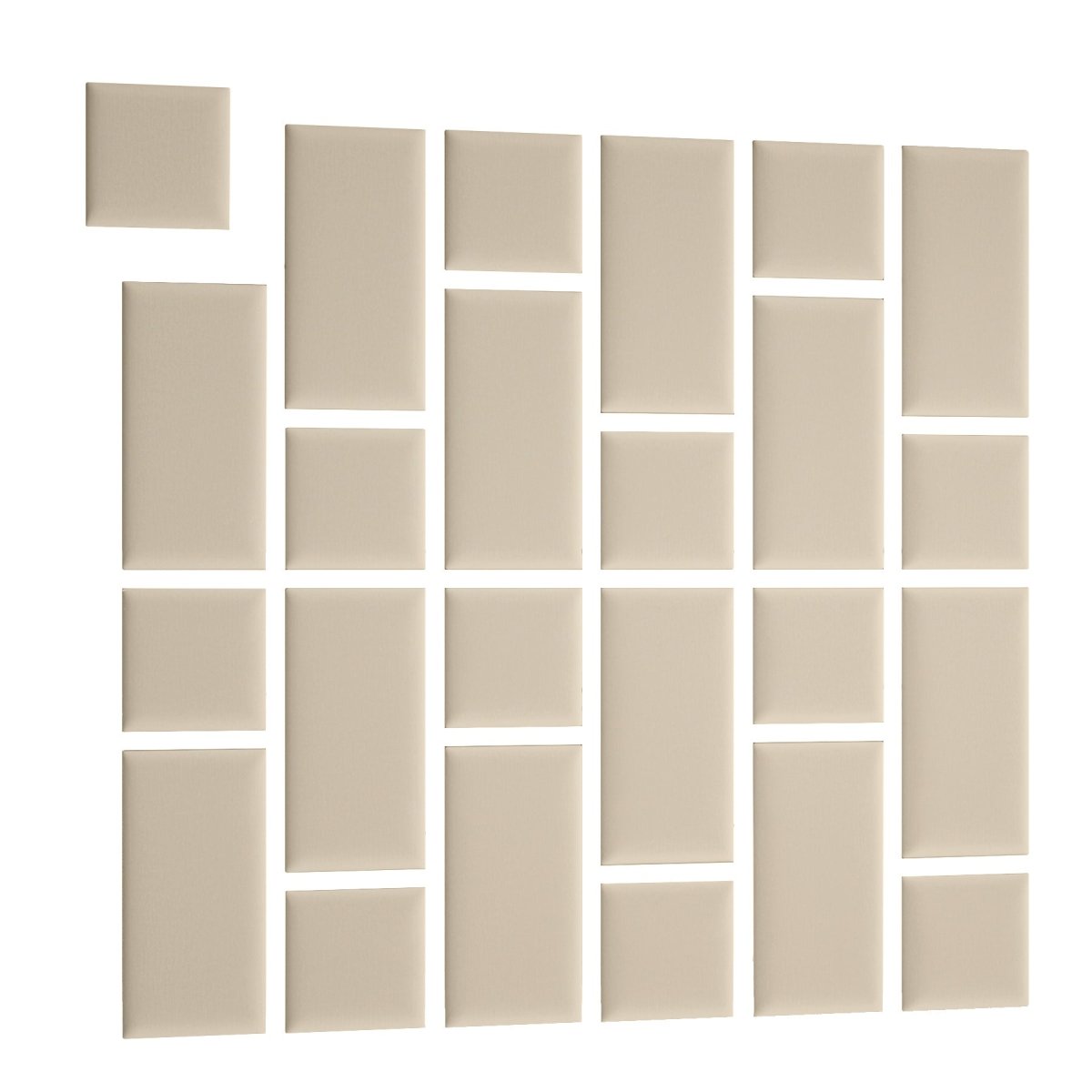 Luxuriöses Samt Gepolstertes Wandpaneel Set - Modernes Akustik Design für Wände