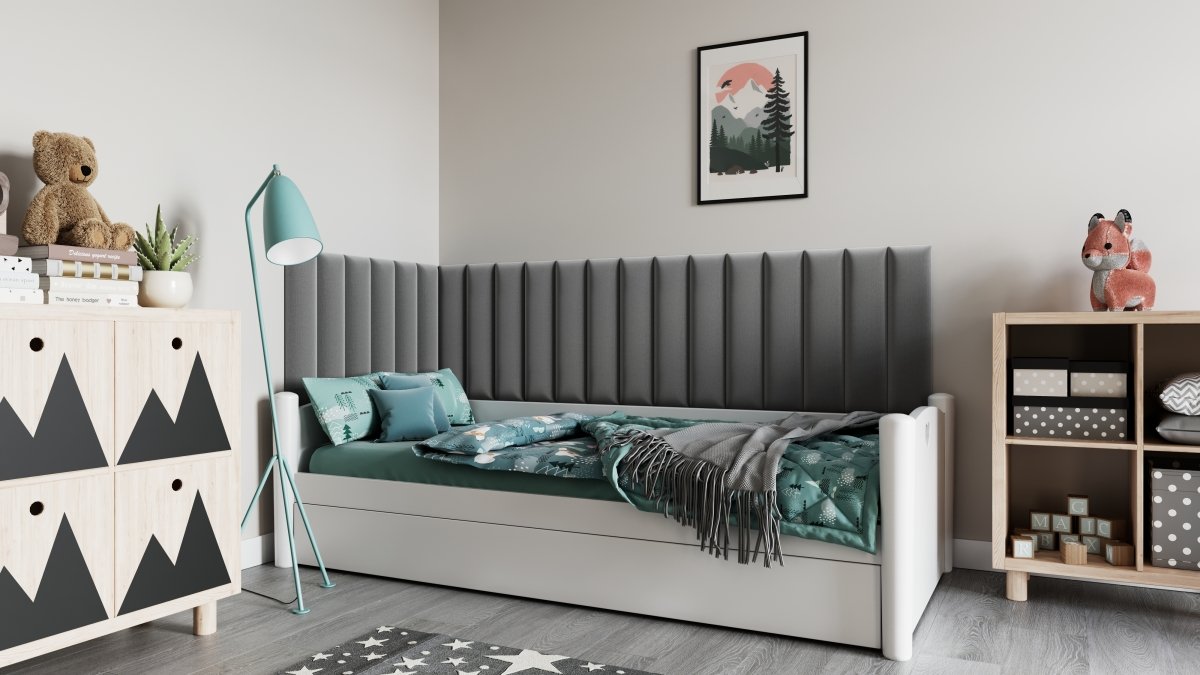 Luxuriöses Samt Gepolstertes Wandpaneel Set – Modulares Design für Schlafzimmer Wohnzimmer