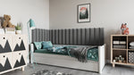 Lade das Bild in den Galerie-Viewer, Luxuriöses Samt Gepolstertes Wandpaneel Set – Modulares Design für Schlafzimmer Wohnzimmer

