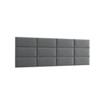 Lade das Bild in den Galerie-Viewer, Luxuriöses Gepolstertes Wandpaneel-Set Samt 240x90 cm für Schlafzimmer Eleganz
