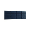 Luxuriöses Gepolstertes Wandpaneel-Set Samt 240x90 cm für Schlafzimmer Eleganz