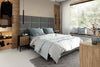 Luxuriöses Gepolstertes Wandpaneel-Set Samt 240x90 cm für Schlafzimmer Eleganz
