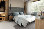 Lade das Bild in den Galerie-Viewer, Luxuriöses Gepolstertes Wandpaneel-Set Samt 240x90 cm für Schlafzimmer Eleganz
