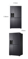 LG GSLV71MCLE Side-by-Side Kühlschrank: 635L, Eis- & Wasserspender, Total No Frost, ThinQ