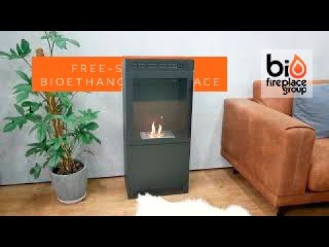 Jackson Bioethanol-Ofen: Stilvoller, quadratischer Kamin im Holzofen-Design, 2,2 kW