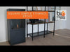 Jackson Bioethanol-Ofen: Stilvoller, quadratischer Kamin im Holzofen-Design, 2,2 kW