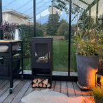 Lade das Bild in den Galerie-Viewer, ScandiFlames Cheyenne Bioethanol Ofen: Modernes freistehendes Kaminerlebnis für Ihr Zuhause
