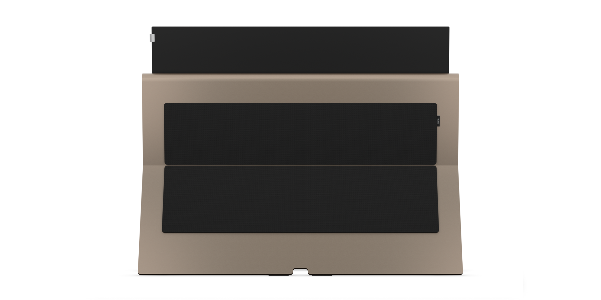 Loewe iconic inspire 55 Bronze: Edler 4K OLED TV mit Soundbar und einzigartigem Stein-Sockel