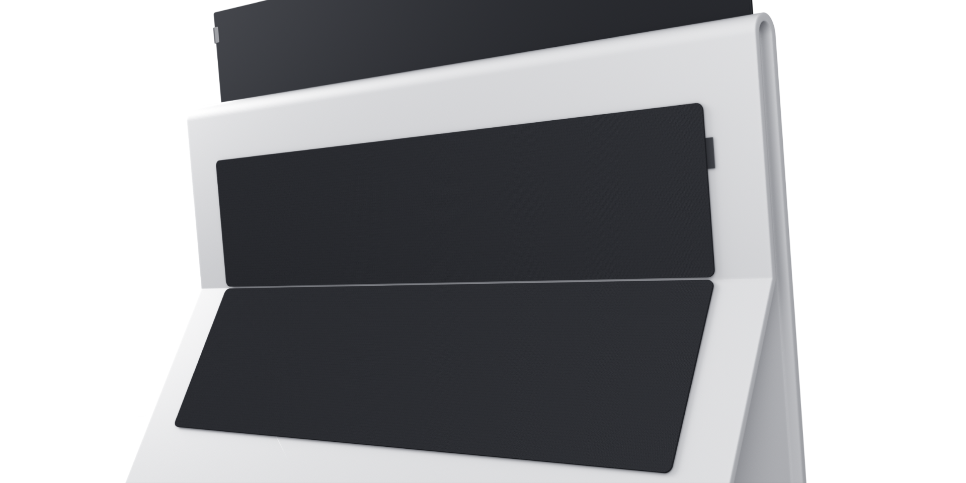 Loewe iconic inspire 55 Pure White: Skulpturaler 4K OLED TV mit Dolby Atmos Soundbar