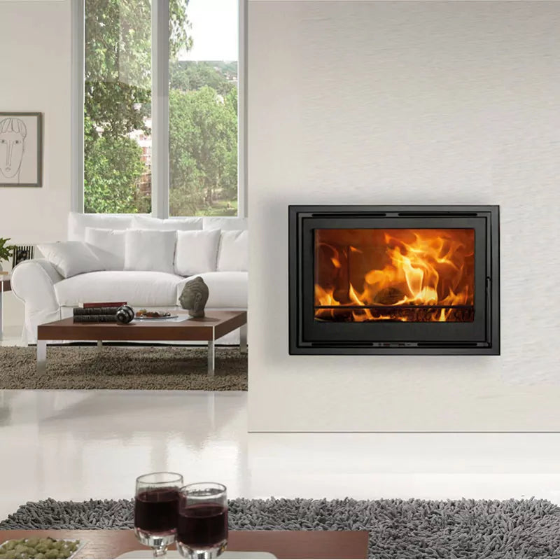 Panadero CB Wood Insert: 9.8 kW Ventilator, Triple Verbrennung, Große Ansicht