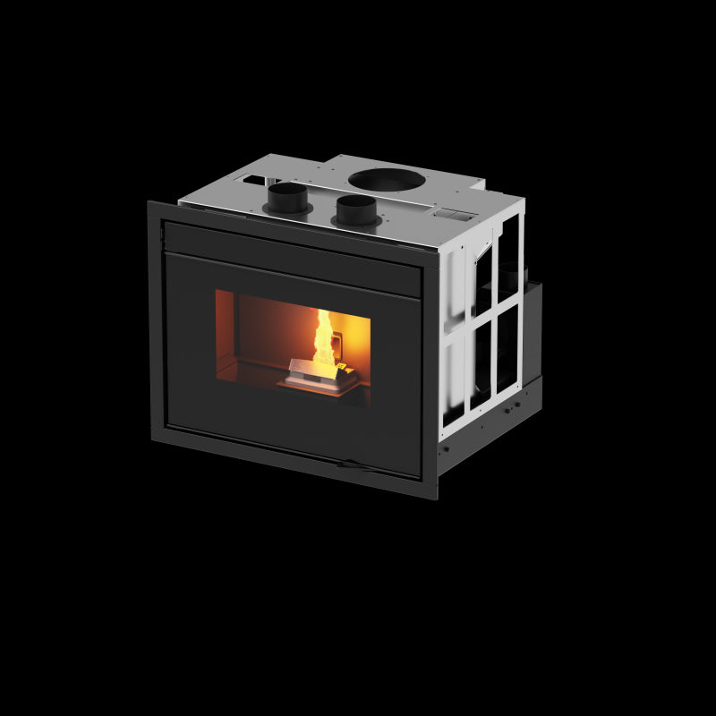 ETNA Cavallo 13 kW Pellet‑Insert – kanalisierbar, 2 Auslässe, hoher Wirkungsgrad