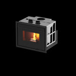 Lade das Bild in den Galerie-Viewer, ETNA Cavallo 13 kW Pellet‑Insert – kanalisierbar, 2 Auslässe, hoher Wirkungsgrad
