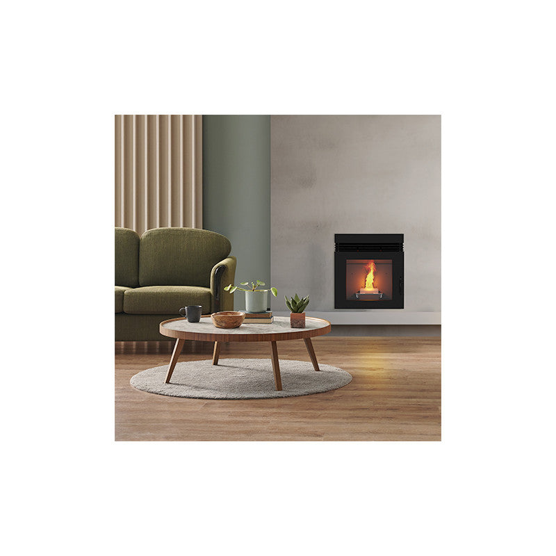 Cavallo 13 Granulat-Ofen Insert von ETNA – 13 kW, 18 kg Pelletbehälter