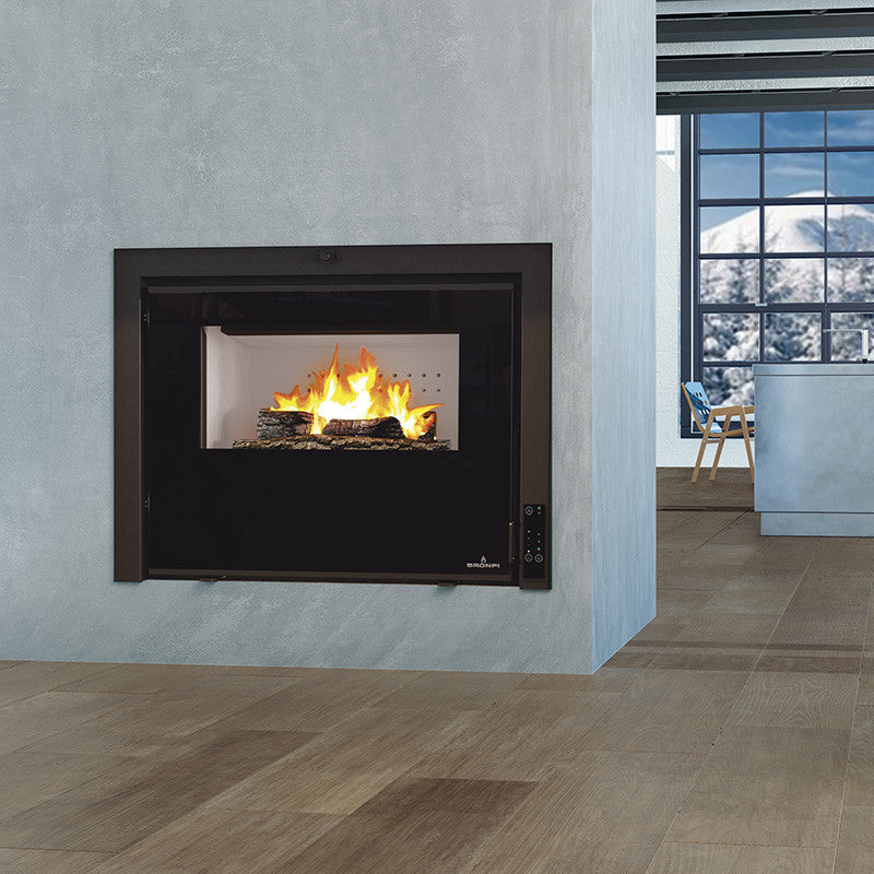 Bronpi Hybrid-Insert Holz‑Pellet 11 kW, A+ Energieklasse, 275 m³ für Wohnräume
