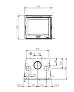 Lade das Bild in den Galerie-Viewer, La Nordica 60 4.0 ventilierter Holz-Insert 6,5 kW, kompakt, schwarz
