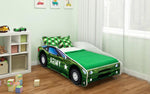 Lade das Bild in den Galerie-Viewer, Fantasievolles Kinderbett Auto-Design mit Matratze – Sicheres Spielbett für gesunden Schlaf
