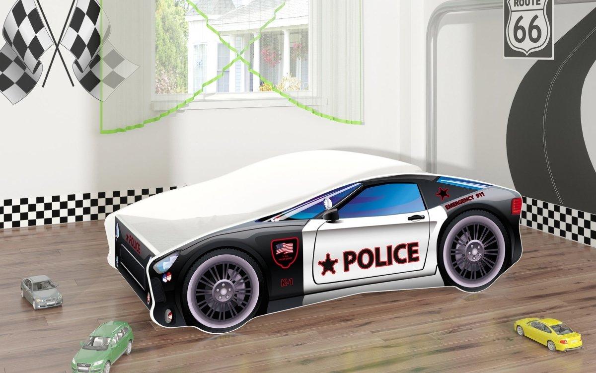 Fantasievolles Kinderbett Auto-Design mit Matratze – Sicheres Spielbett für gesunden Schlaf