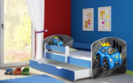 Lade das Bild in den Galerie-Viewer, Kindertraumland Bett: Sicheres, Komfortables Kinderbett mit Stauraum und Motivwahl
