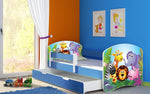 Lade das Bild in den Galerie-Viewer, Kindertraumland Bett: Sicheres, Komfortables Kinderbett mit Stauraum und Motivwahl
