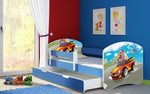 Lade das Bild in den Galerie-Viewer, Kindertraumland Bett: Sicheres, Komfortables Kinderbett mit Stauraum und Motivwahl
