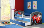 Lade das Bild in den Galerie-Viewer, Kindertraumland Bett: Sicheres, Komfortables Kinderbett mit Stauraum und Motivwahl
