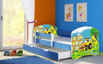 Lade das Bild in den Galerie-Viewer, Kindertraumland Bett: Sicheres, Komfortables Kinderbett mit Stauraum und Motivwahl
