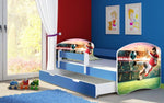 Lade das Bild in den Galerie-Viewer, Kindertraumland Bett: Sicheres, Komfortables Kinderbett mit Stauraum und Motivwahl
