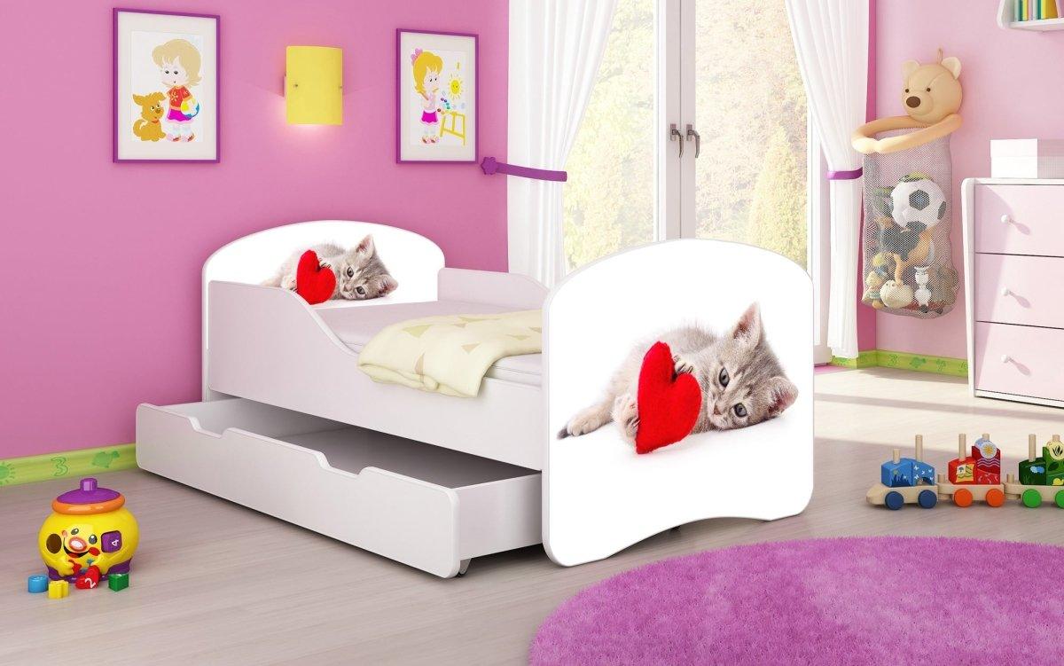 Luna Kinderbett: Sicheres Design, Stauraum, personalisierte Motive für süße Kinderträume