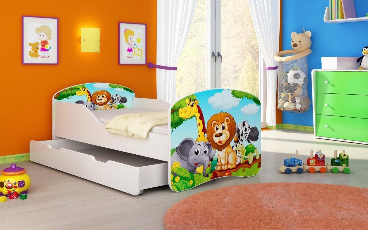 Luna Kinderbett: Sicheres Design, Stauraum, personalisierte Motive für süße Kinderträume