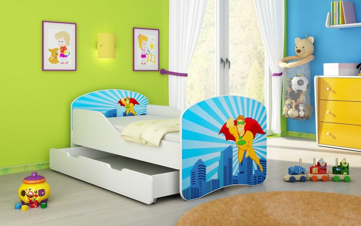 Luna Kinderbett: Sicheres Design, Stauraum, personalisierte Motive für süße Kinderträume