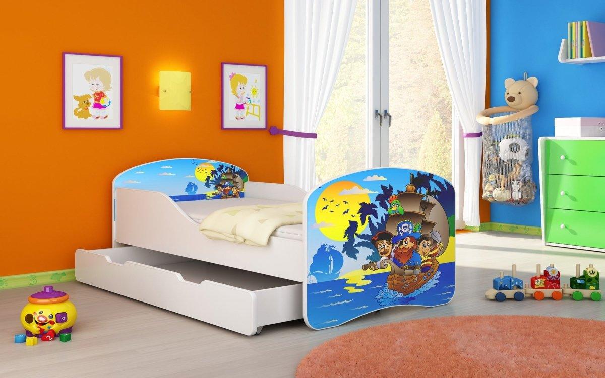 Luna Kinderbett: Sicheres Design, Stauraum, personalisierte Motive für süße Kinderträume