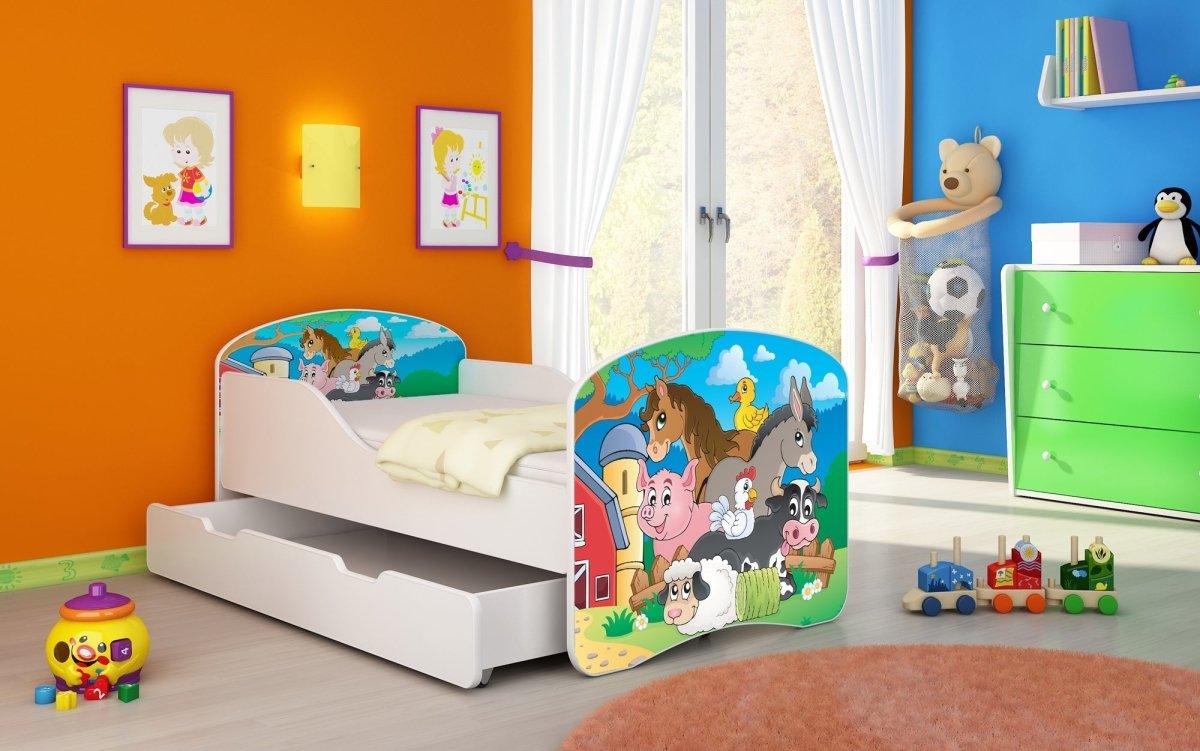 Luna Kinderbett: Sicheres Design, Stauraum, personalisierte Motive für süße Kinderträume