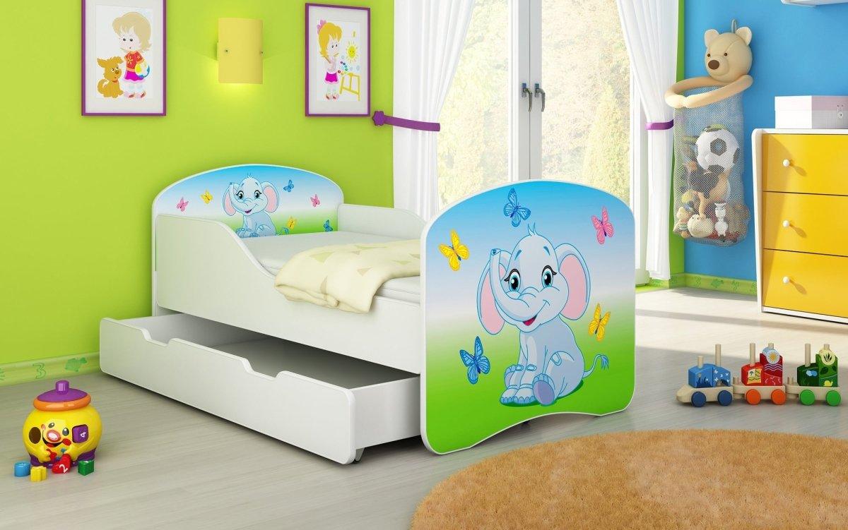 Luna Kinderbett: Sicheres Design, Stauraum, personalisierte Motive für süße Kinderträume