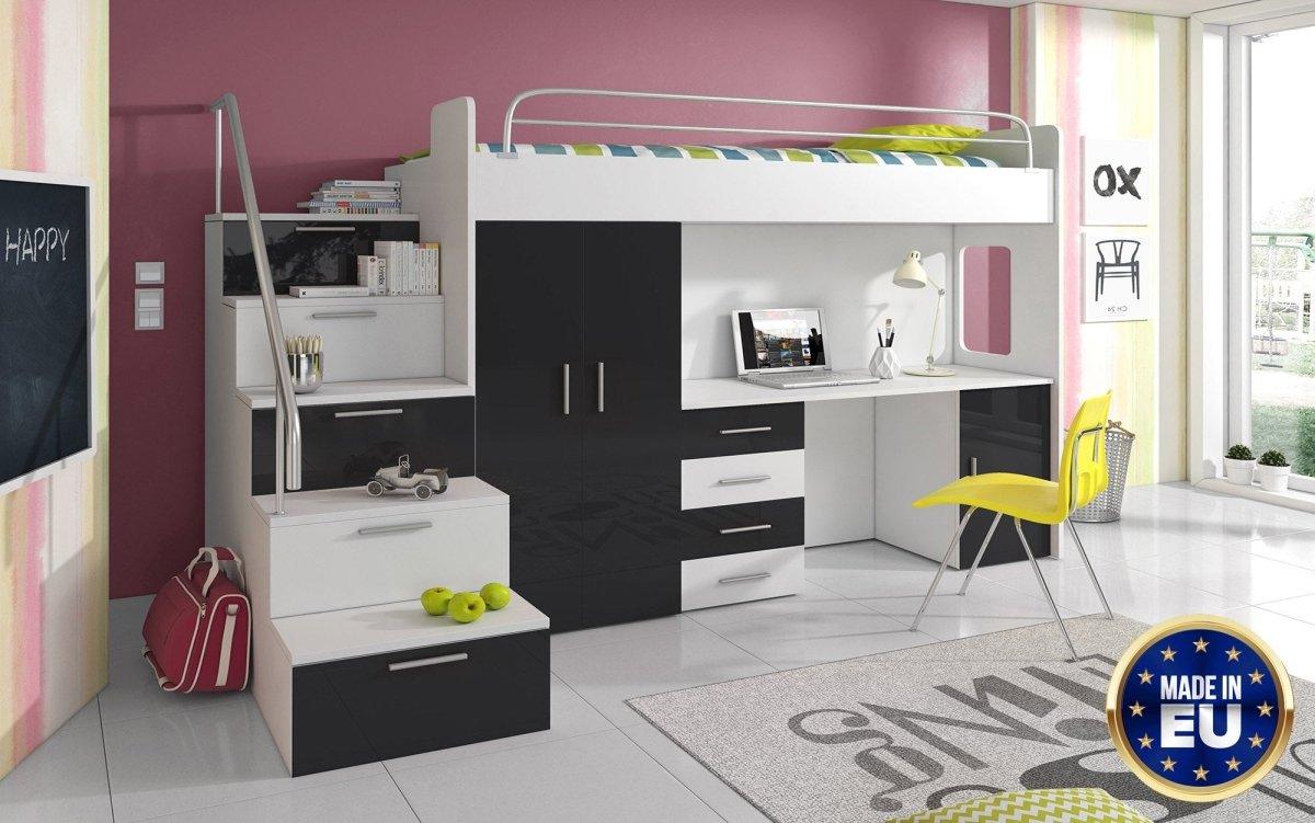 Traumhaftes Kinderhochbett Dream: Sicheres, Stabiles Etagenbett für Spielen und Schlafen