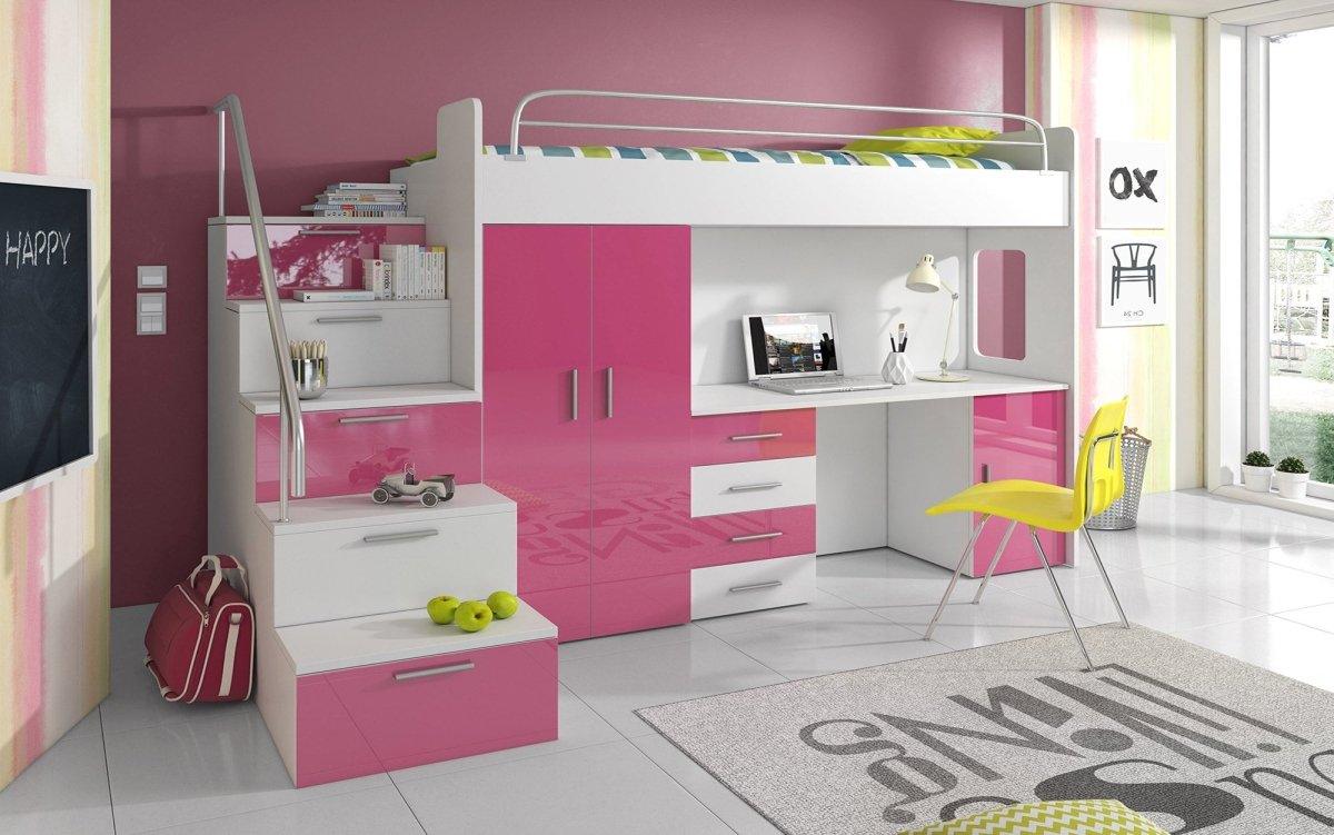 Traumhaftes Kinderhochbett Dream: Sicheres, Stabiles Etagenbett für Spielen und Schlafen