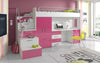 Kinderhochbett 'Dream': Sicherer Schlafplatz & Abenteuer-Spielplatz mit cleverem Stauraum