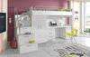 Kinderhochbett 'Dream': Sicherer Schlafplatz & Abenteuer-Spielplatz mit cleverem Stauraum