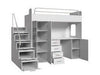 Kinderhochbett 'Dream': Sicherer Schlafplatz & Abenteuer-Spielplatz mit cleverem Stauraum