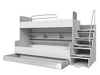 Heaven Kinderhochbett: Robustes Etagenbett mit Leiter & Stauraum, Viele Farben