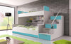 Heaven Kinderhochbett: Robustes Etagenbett mit Leiter & Stauraum, Viele Farben