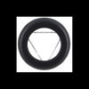 Poujoulat Komplettes Abluftrohr-Set für Pelletofen Ø 80mm, Schwarz Emailliert